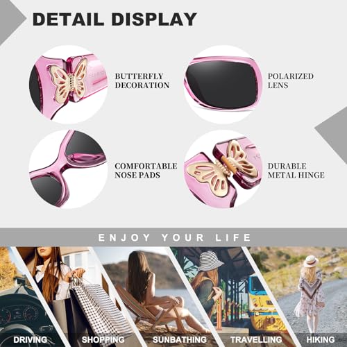 Image of HAOLOTA Polarized Sunglasses Men Women Designer Driving glasses Lightweight UV400 Protection