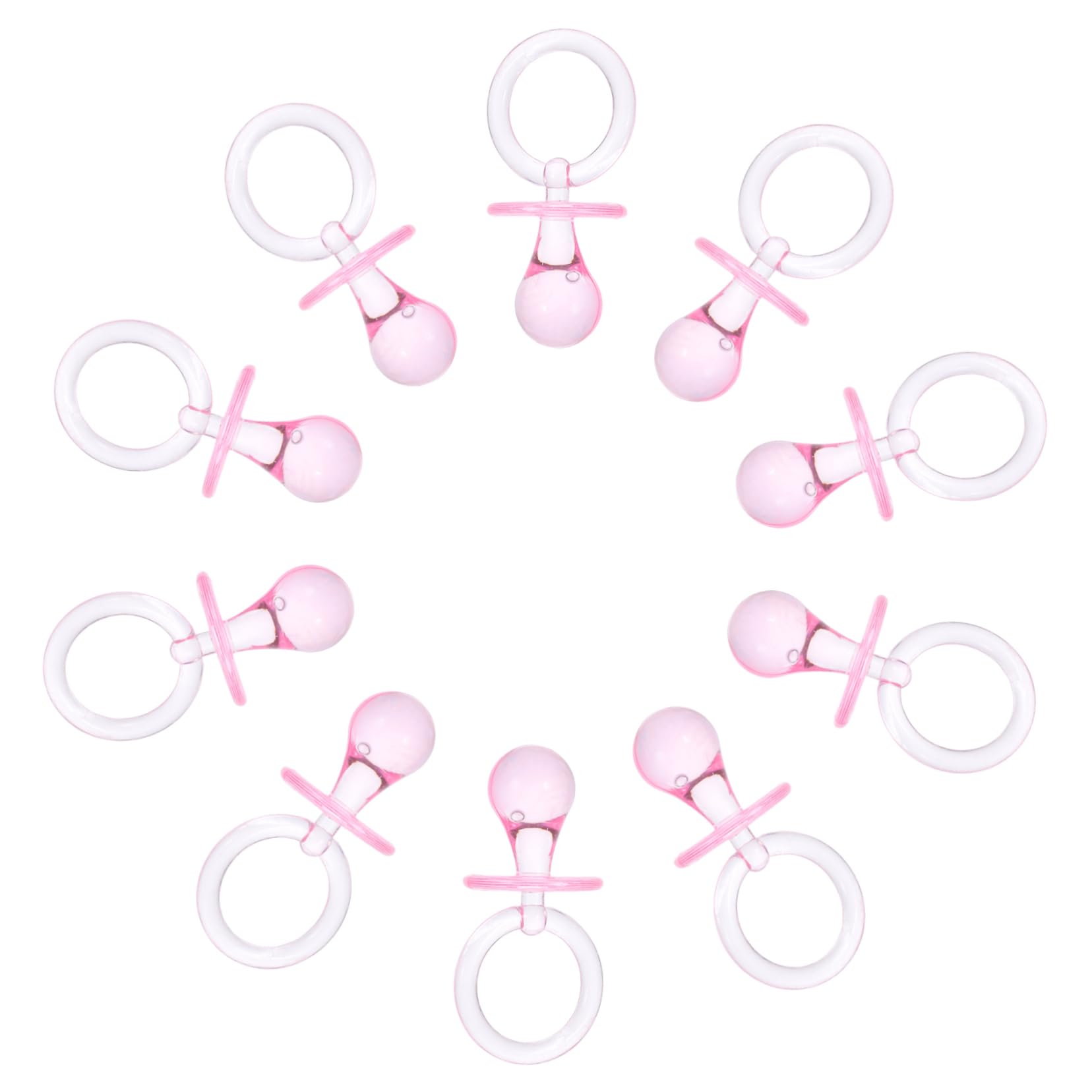 HOLIDYOYO Plastic Pacifier Shower Prize Decorative Ornaments Shower Games for Boy Decor Accessory