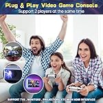 Retro Gaming Console, 20,000+ Retro Game Stick, 23 Emulators, 4K HD HDMI TV Game Stick, Includes 2 Wireless 2.4GHz Controllers,Plug & Play Video Games for TV(64GB) - Image 4