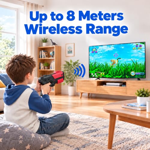 Video Game Console with 100+ TV Games, Kids Game System with AR Game Gun by Leyoutime - Used condition - Image 5