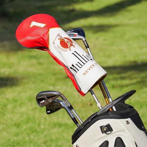 Mulligan Funny Golf Headcover Driver Head Cover Fit up to 460CC Driver Upgraded Leather Made - Thumbnail 5