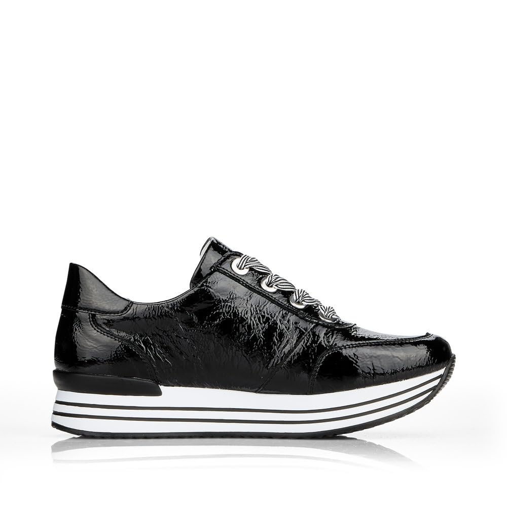 Remonte Damen Sneaker D1302, Frauen Schnürschuhe,lose Einlage