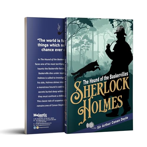 Image of The Hound of the Baskerviles | Sherlock Holmes Classic | Unabridged (144 Pages) | Detective Fiction Novel for Readers of All Ages by Arthur Conan Doyle (Classic Novels)