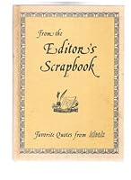 From the Editor's Scrapbook Favorite Quotes From Ideals B000R4D8X0 Book Cover