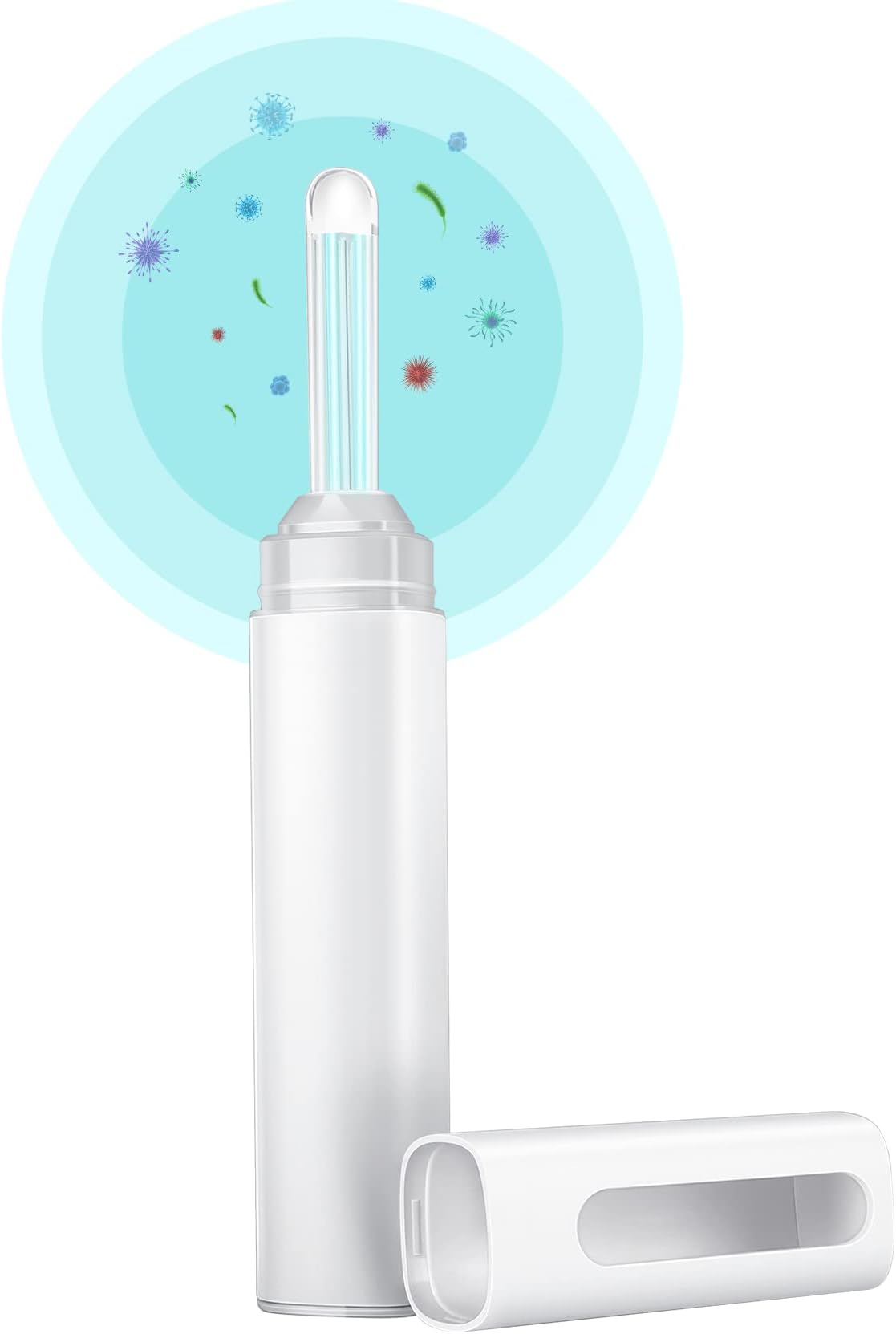 Membrane Solutions Portable UV Water Purifier, USB Rechargeable Personal 50,000L Water Purification Pen for Camping, Backpacking, Emergency Preparedness and Travel
