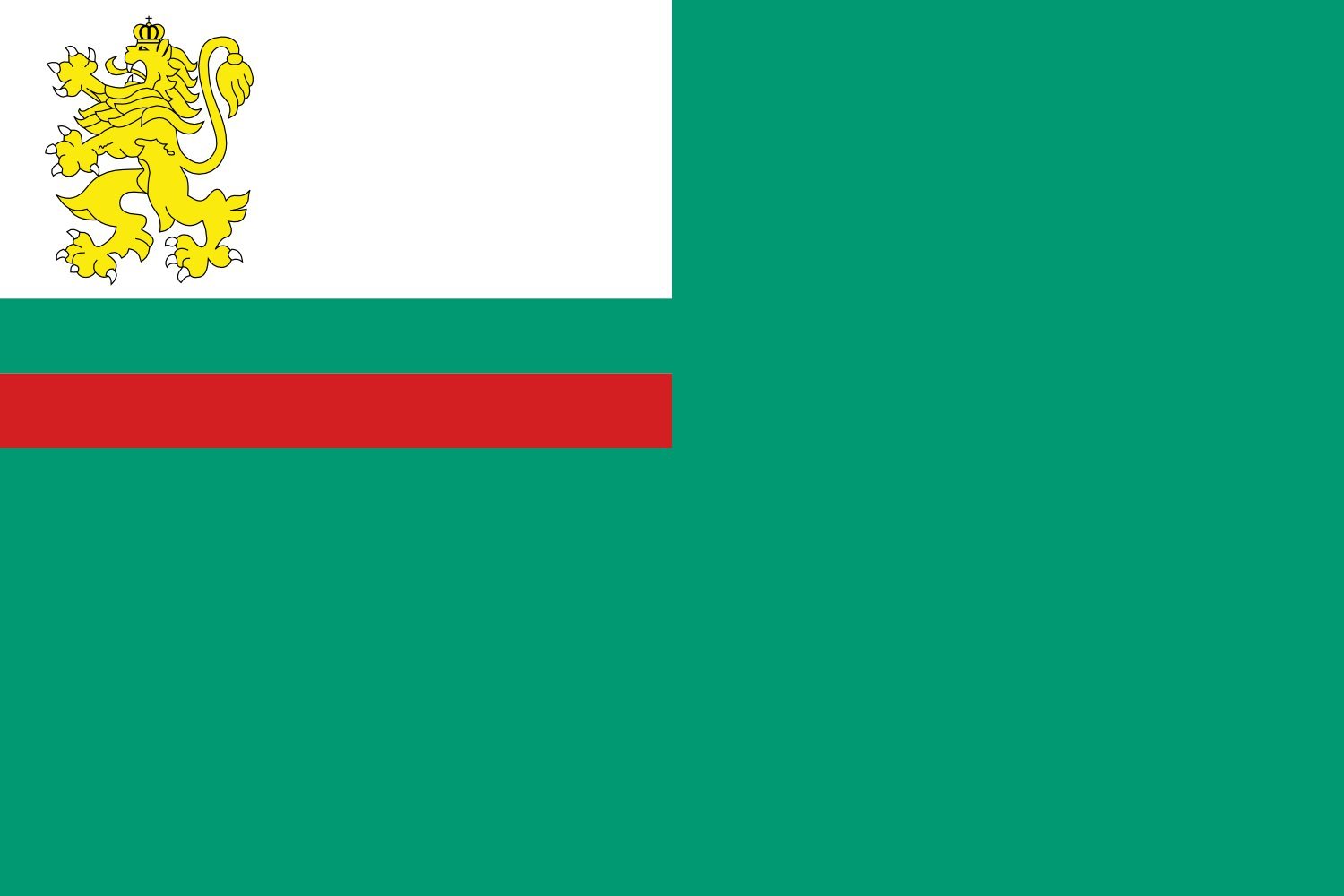 Drapeau Bulgarie Coastguard Ensign XL pour mât de jardin et façade