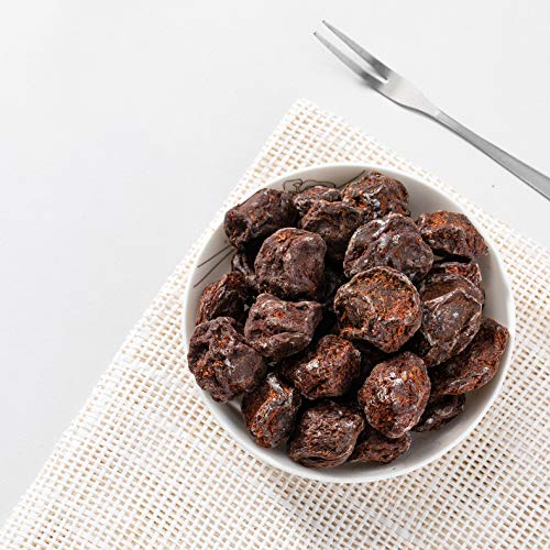 Asia Salty and Sweet Dried Plum, Crack Seed Plum Preserved Fruit, 2 Bags Chinese Traditional Fruit Candy 话梅 (4.23oz Per Bag)