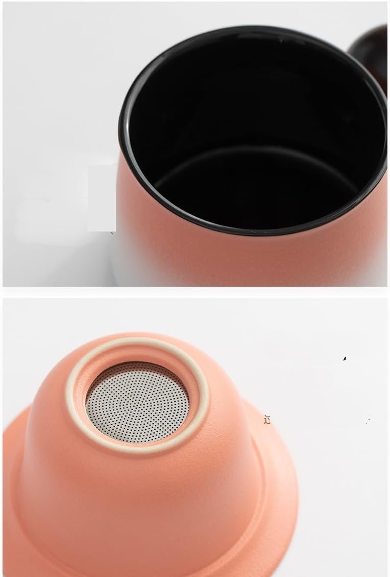 GSOUL Kungfu Tea cup Ceramic Tea Mug Separation Wabi-sabi Home Drinking Office Mugs Small Tea Cups