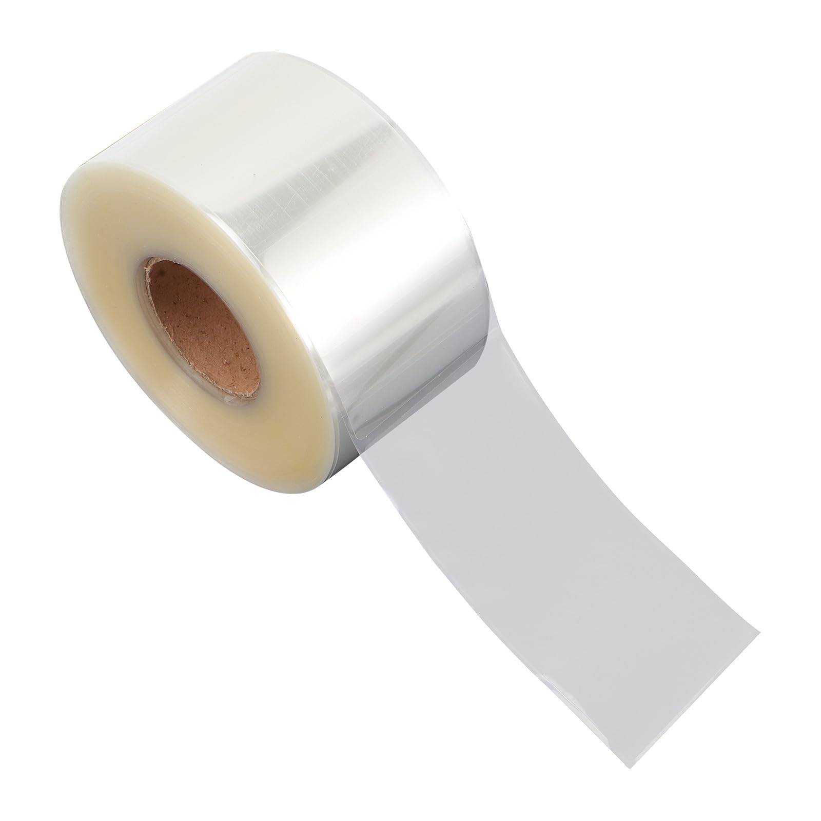 Abaodam 500 Etichette Adesive Protettive Trasparenti in Pvc 52x103 Mm per Codici a Barre, Resistenti a Graffi e Macchie, per Biblioteca, Ufficio e Scuola