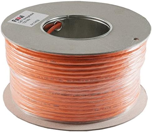 K5409 CAT7 Transfer Cable 100 m Orange CAT.7 Network Cable Installation Cable Aluminium Coated Tin-Plated Copper Braid