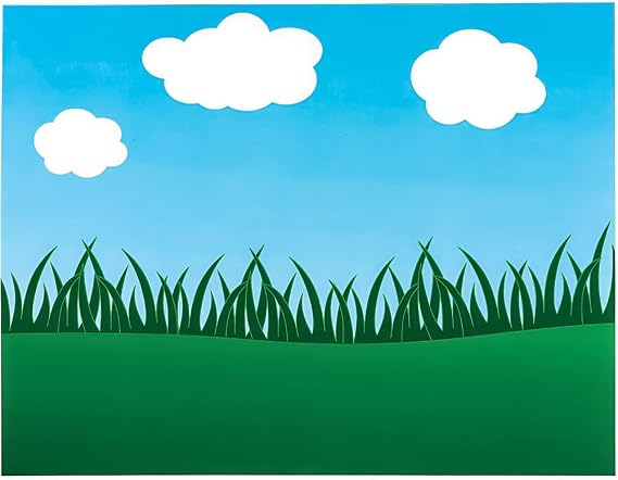 Flower Garden Sticker Scene - 12 Backgrounds and 12 Sticker Sheets - Spring Classroom Activities