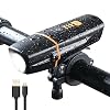 muson Fietslicht, LED USB-Fietsverlichting met Intelligente Automatische Modus, IPX5 Waterdicht Fietslicht met 7…