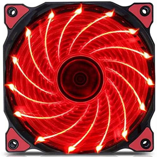 Ventilador silencioso con 15 LED para PC miniatura 1