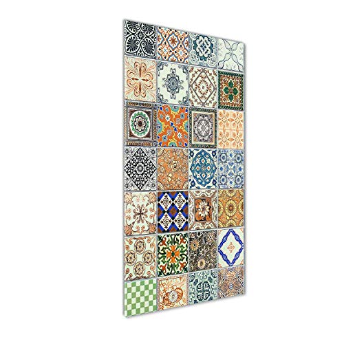 Tableau plastique décoratif incassable 50x125 cm Tulup multicolore - 2