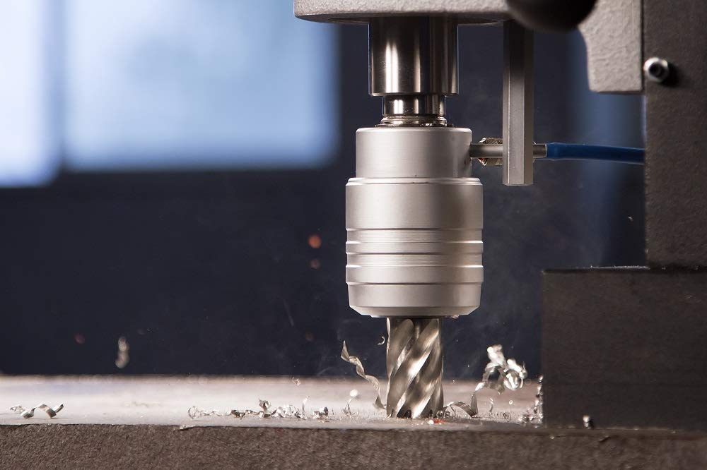Système de forage à changement rapide pour carotteuse et perceuses magnétiques, fixation avec KEYLESS pour carotteuse avec tige Weldon, prise industrielle MK2, MK3, ZSS | BDS Maschinen® (logement de
