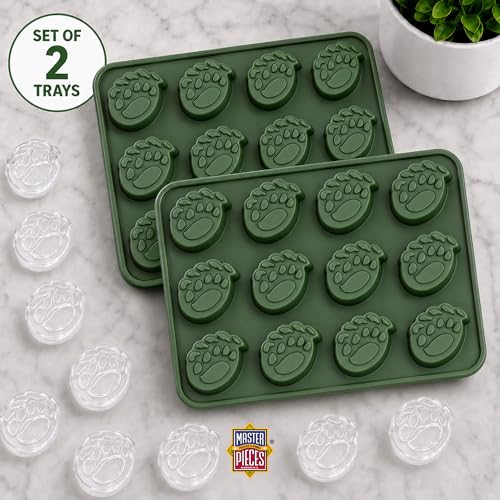 Set de dos moldes para cubitos de hielo de silicona miniatura 4