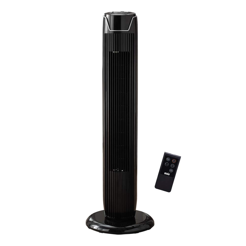 Buy ANSIO Tower Fan 36inch with Remote For Home and Office, 7 Hour