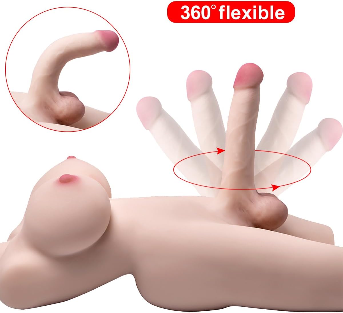 shemale! dildo 20LB LifeSize Shemale Sex TPE Doll Realistic Dildo Breasts Anal for Ass Sex  Toys | eBay