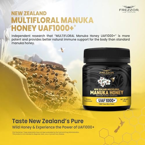 Miel Multifloral Manuka Premium FREZZOR 1250g 5 Frascos miniatura 3