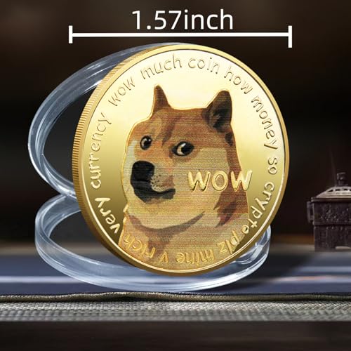 Dogecoin Commemorative Coin - Gold Plated Physical Dogecoin - Limited Edition Shiba Inu Crypto Collectible - Collector's - Image 6