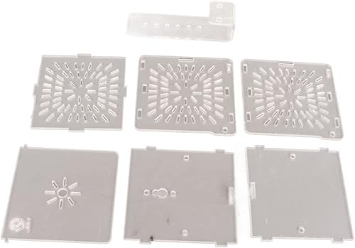 Caja de aislamiento de cría de peces, caja de aislamiento de acuario de acuario de aclimatación de peces acrílicos sólidos para peces bebés,