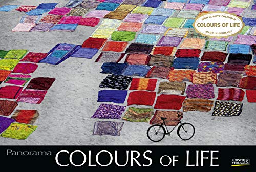 Colours of Life 2021: Großer Foto-Wandkalender mit farbigen schwarz weiß Bildern PDF