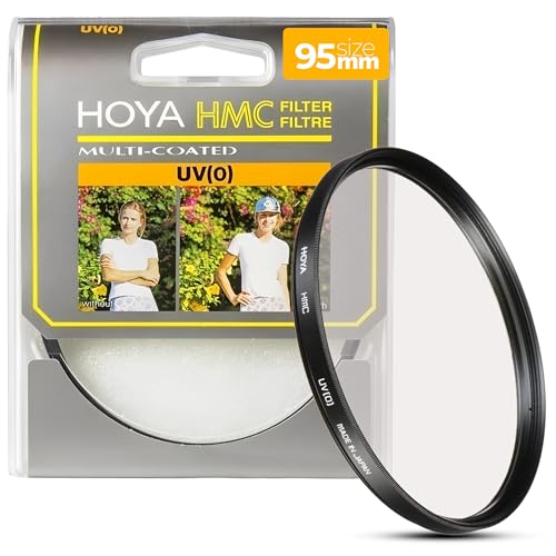 Image of HOYA - 95mm HMC Ultraviolet UV(O) Haze Filter - Protective Camera Lens Filter for DSLR and Mirrorless Cameras - Reduces Glare, Flare, and Ghosting - Multi-Coated Glass Filter for Clear, Sharp Images