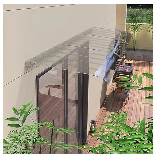 GZDXBF Auvent De Véranda Invisible pour Terrasse Ou Balcon, Abri Transparent Résistant Aux Intempéries(Clear,40x40cm/16x16in)