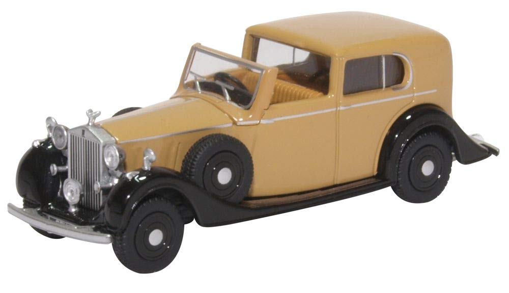 Oxford Diecast 1:76 Rolls Royce Phantom III Fawn/Black Collectable model 76RRP3002