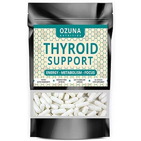 Thyroid Support High Strength Capsules - Energy - Metabolism - Focus - One Month Supply Cover
