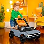 Bright Starts Ford Bronco 4-in-1 Blue Grey Baby Activity Center & Push Walker with Removable Interactive Steering Wheel -Toy, 6 Months and up - Image 5