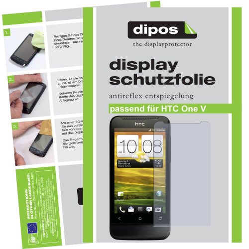 dipos I 2x Protection ecrán Mat compatible avec HTC One V Films de Protection d'écran