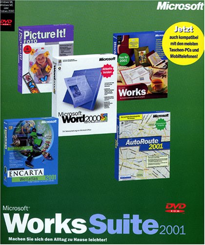 Preisvergleich Produktbild Microsoft Works Suite 2001 DVD