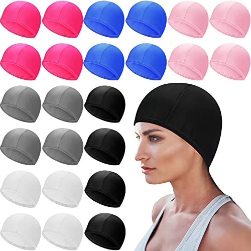 Bonnet de bain en nylon anti-serrement pour protéger les cheveux longs et courts