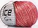Rock Star, Gold, Pink, Metallic Shine, Soft Nylon Merino Wool Acrylic Blend Yarn, 50 Gram