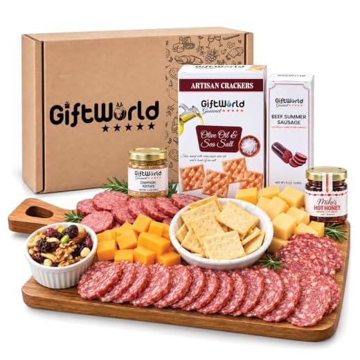 Charcuterie Meat and Cheese Gift Basket, Charcuterie Board Food Items