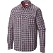 Columbia Mens Silver Ridge Plaid Long Sleeve Shirt, Sunset Red Rip Stop Plaid, Large