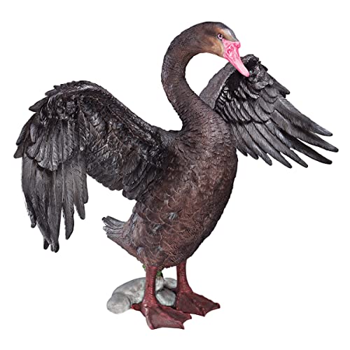Design Toscano JQ6234 Beautiful Black Swan Statue,Full Color