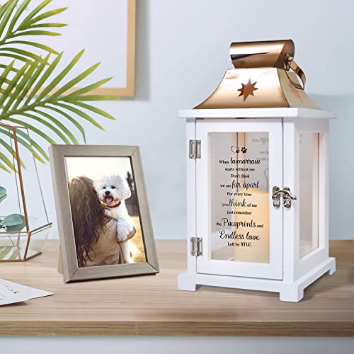 Dog Memorial Gifts, Dog Memorial Lantern Thoughtful Sympathy Gifts For Loss Of Dog, Pet Memorial Gifts, Pet Loss Gifts For Grieving Pet Owners In Memory Of Dog And Cat #TOP6