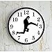 Buffo Orologio da Parete da Ministry of Silly Walks, Orologio da Parete Moderno da Ispirato Monty Python, Orologio da Parete Silenzioso Decorazione della per da Letto, Cucina