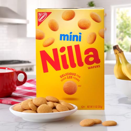 Image of Nilla Wafers Mini Cookies, Vanilla Wafers, 11 oz