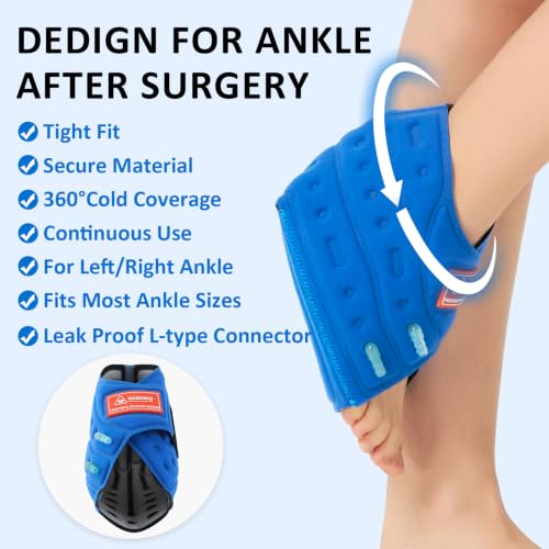 Image of Cold Therapy Machine for Ankle After Surgery with Ankle-Specific Pad