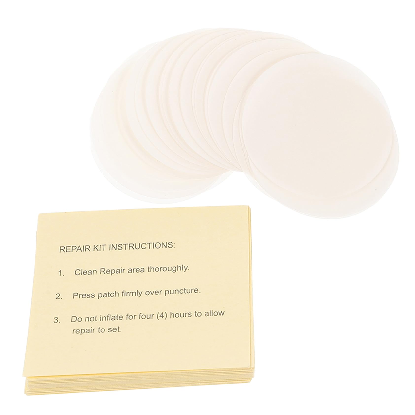 YARNOW 5 Ensembles Kit De Perforation pour Auvent Gonflable Anneau De Natation Accessoires pour Couvercle De Doublure Filet Gonflable Ruban Adhésif Transparent Matelas 60 pièces * 5