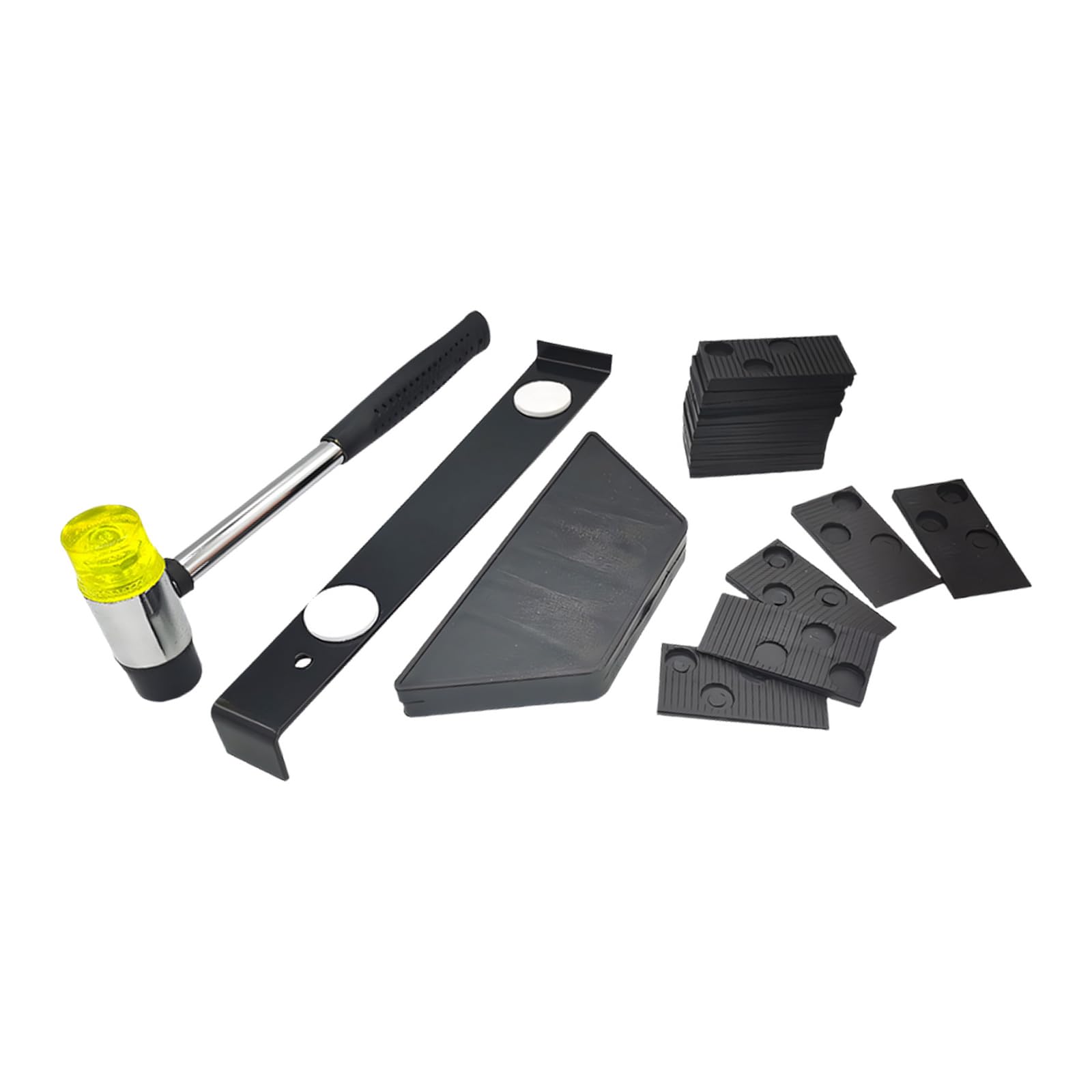 Hsioluted A Multipurpose Comprehensive 23 Item Flooring Fitting Installation Set With Comfortable Grip Handles Nd Storage Case Wood Floor Installation Gear