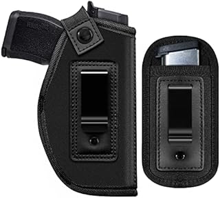 Gun Holster for Women/Men, Universal IWB Holsters for Concealed Carry, Pistols Holster Right/Left Handed, Fits S&W M&P Shield 9/40 9mm P320 Glock 17 19 26 27 42 43, Similar Handguns