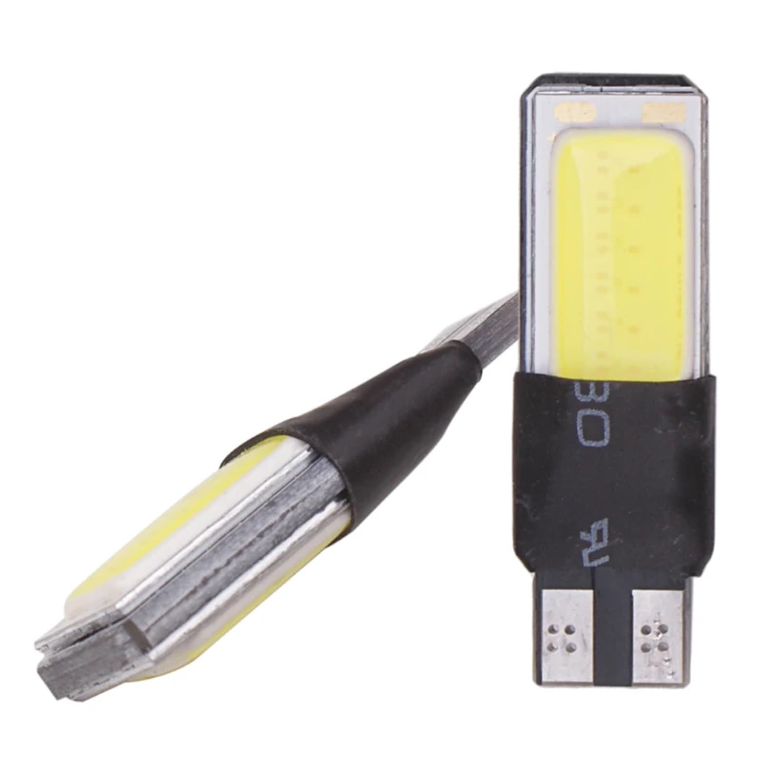 Luz De Lectura De Cúpula Bombillas Led Para Coche T10 W5W COB Canbus Automático Luces Interiores Sin Errores Lectura De Matrícula DC12V DRL(20pcs)