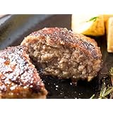 【Amazon.co.jp限定】和牛プレミアムハンバーグ 牛タン入 100gx10個(合計1kg) 肉職人の手作り 冷凍 真空パック 個包装 お取り寄せ 粗挽き グルメ(バンバーグx10個)
