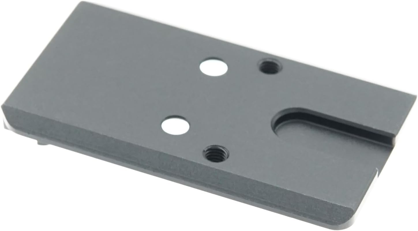 DPP Titanium Optic Mount/Adapter Plate Compatible with Walther PDP 1.0 and Holosun 407C/507C/508T/Osight C/XR and Trijicon RMR/SRO-WA-PDP02