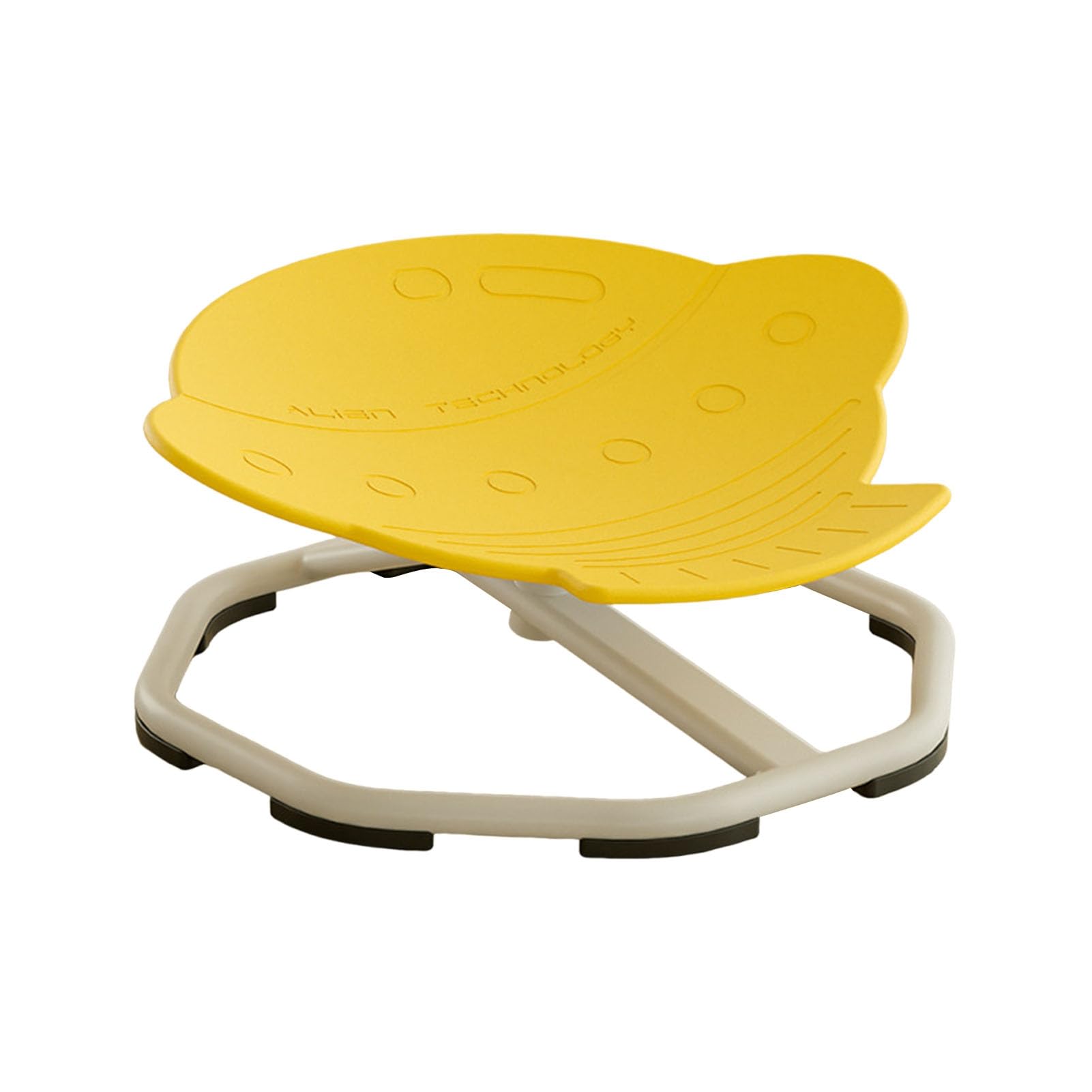 Ilkqeppe Yellow Spinning Chair For Autistic Kids, Sensory Spinning Chair For Kids, Sensory Chair, Swivel Chair, Spin Chair Improving Body Coordination