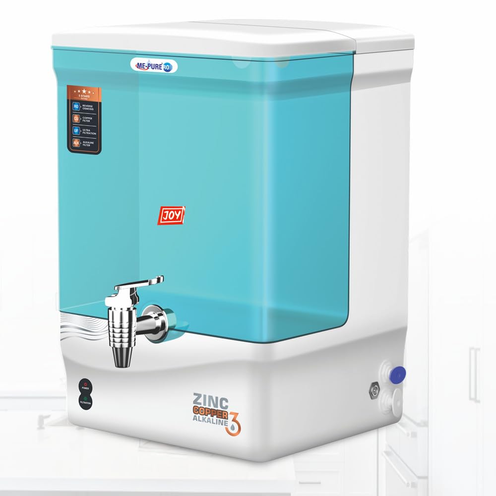 MEPURE RO - JOY RO Water Purifier | 10-12 LPH | 8L Storage Tank | 6-Stage RO + UV + UF + TDS Control + Alkaline + Copper | Wall Mount/Table Top Water Purifier-image-18